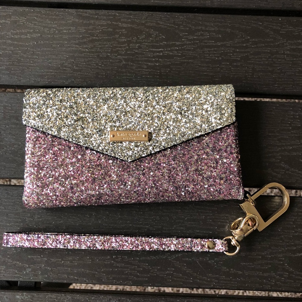 Kate Spade Rose Pink Glitter  Phone Case 6s/7/8